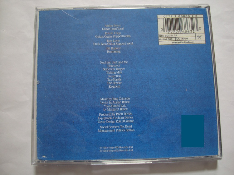 آلبوم موسیقی پراگرسیو راک King Crimson 1982