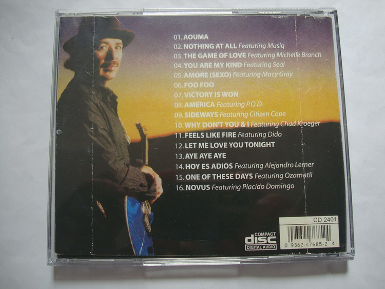 آلبوم موسیقی لاتین راک Santana 2002