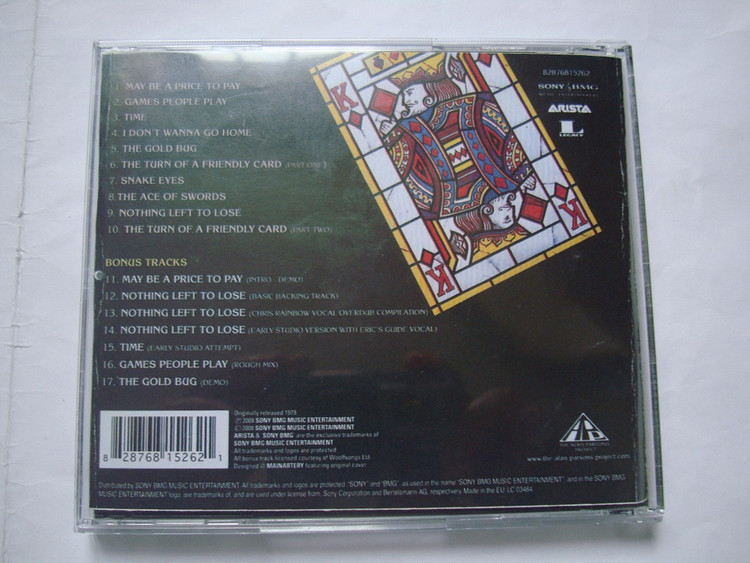 آلبوم موسیقی پروگرسیو راک The Alan Parsons Project 1980