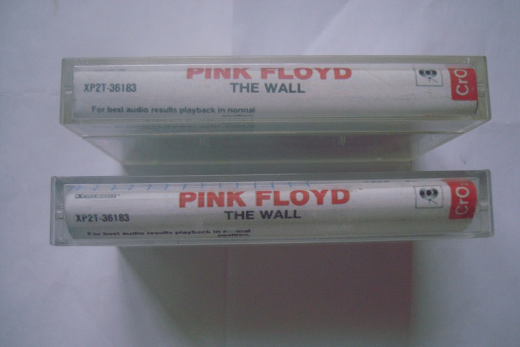 نوار کاست موسیقی پروگرسیو راک دوقلو Pink Floyd 1979 2 Cassettes آلبوم شماره یک