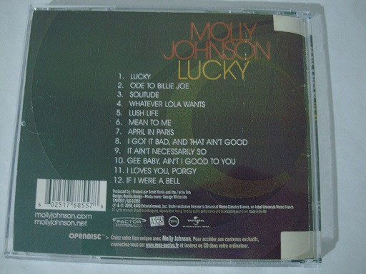 آلبوم موسیقی جاز Molly Johnson 2008