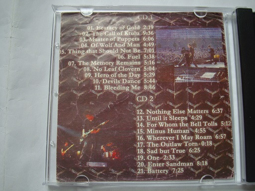آلبوم موسیقی کنسرت دوقلو ترش متال Metallica 1999 2CDs