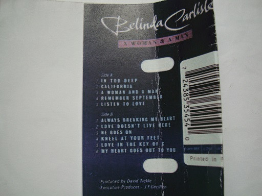 نوار کاست موسیقی پاپ Belinda Carlisle 1995