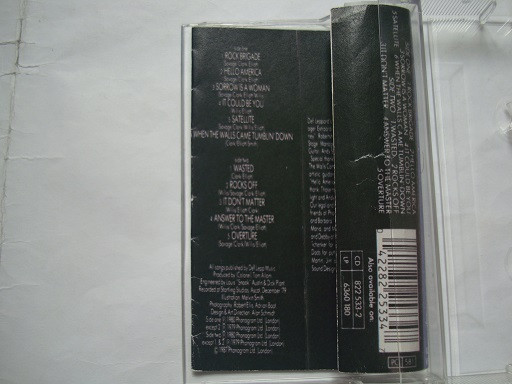 نوار کاست موسیقی هارد راک و گلم متال Def Leppard 1980