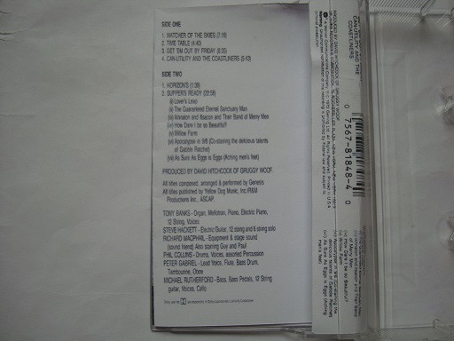 نوار کاست موسیقی پراگرسیو راک Genesis 1972
