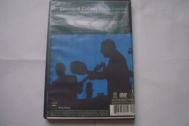 آلبوم موسیقی تصویری کنسرت دو دی وی دی فولک Leonard Cohen