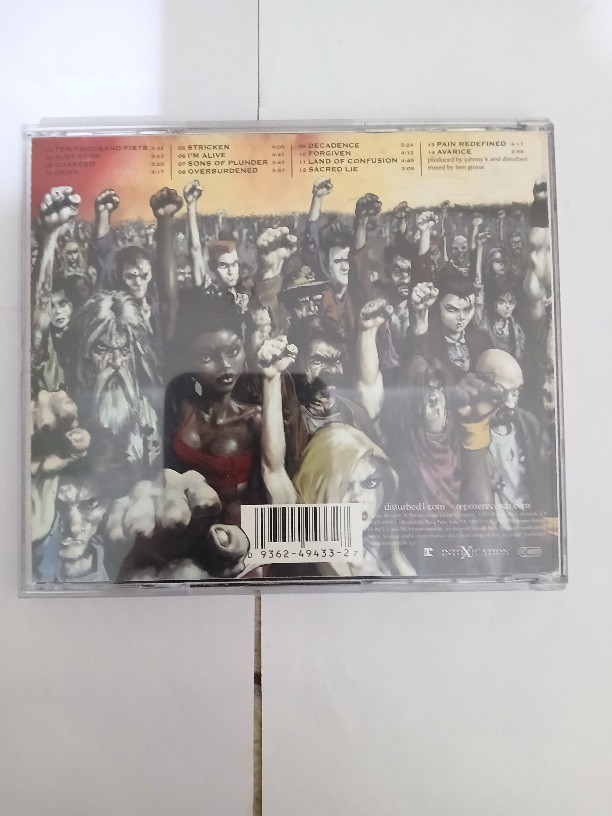 آلبوم موسیقی اوریجینال آلترناتیو متال/نئومتال Disturbed 2005 ارسال با دفترچه کامل