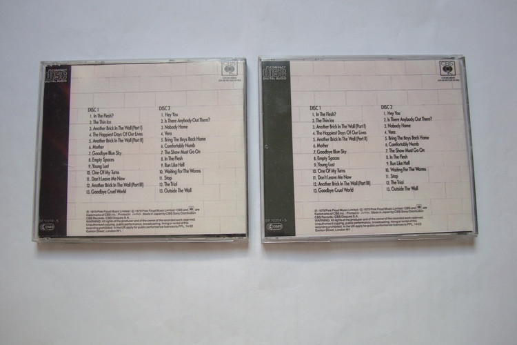 آلبوم بیاد ماندنی پروگرسیو راک Pink Floyd 1979 2CDs جز پرفروشترین آلبوم های موسیقی جهان