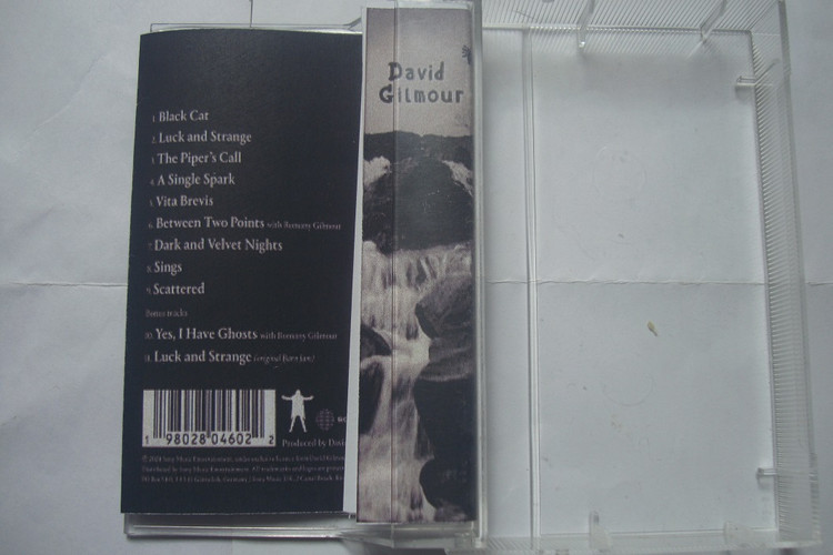 نوار کاست موسیقی پروگرسیو راک David Gilmour 2024 خواننده گروه موسیقی پینگ فلوید