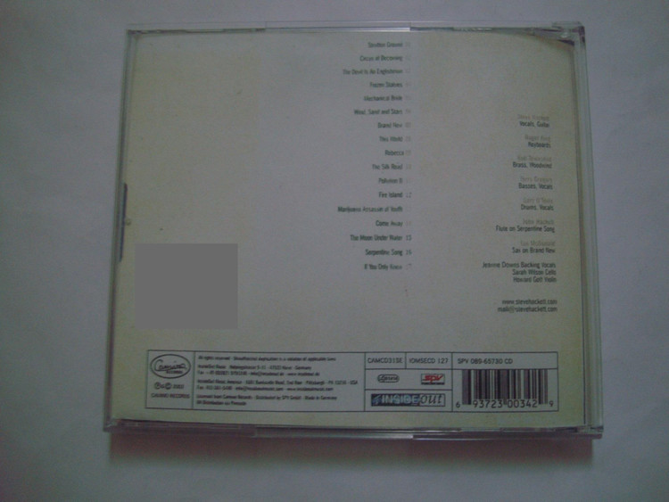 آلبوم موسیقی پراگرسیو راک Steve Hackett 2003 از نفرات بند موسیقی Genesis
