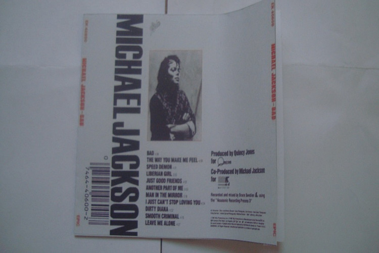 نوار کاست موسیقی دنس پاپ Michael Jackson 1987 برنده جایزه گرمی و با فروش جهانی 35 میلیون نسخه