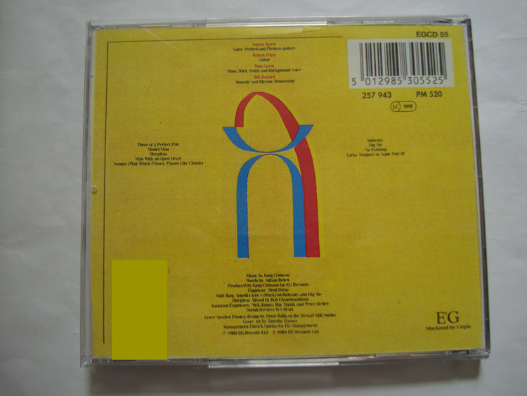آلبوم موسیقی پروگرسیو راک King Crimson 1984