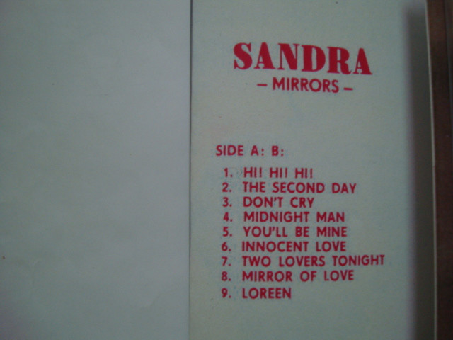 نوار کاست موسیقی خاطره انگیز سینت پاپ شاد Sandra 1986