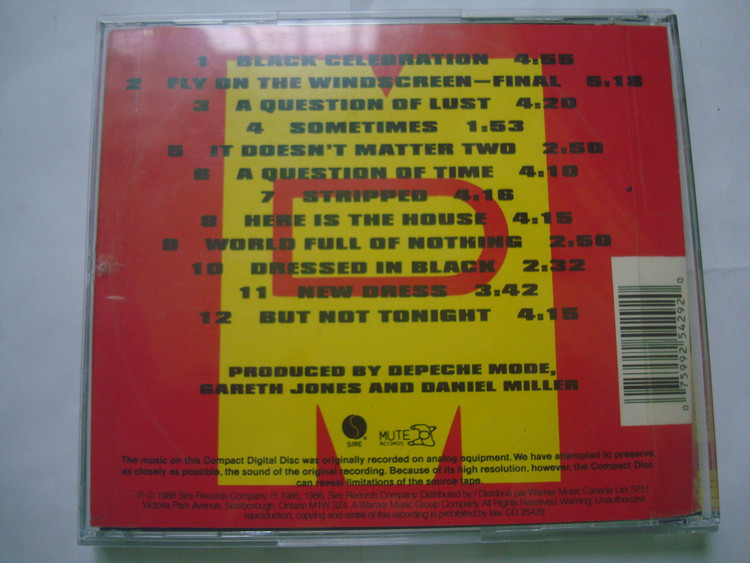آلبوم موسیقی الکترونیک سینت پاپ Depeche Mode 1986