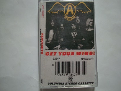 نوار کاست موسیقی آلبوم راک Aerosmith 1974 دارنده نشان پلاتینی