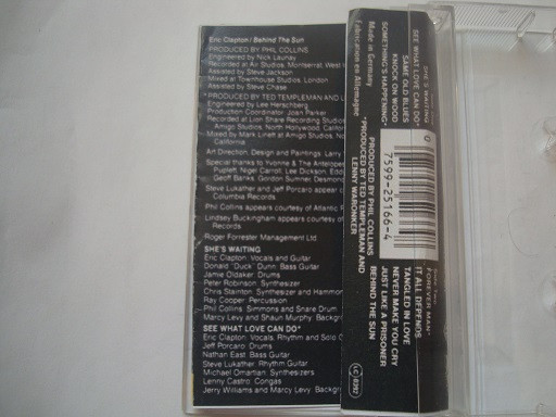 نوار کاست موسیقی بلوز راک Eric Clapton 1985