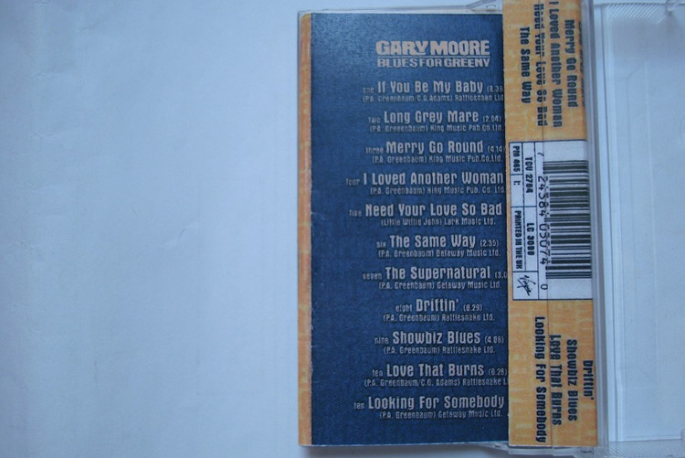 نوار کاست موسیقی بلوز راک Gary Moore 1995