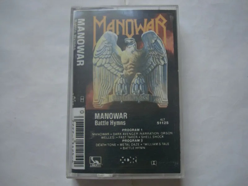 نوار کاست موسیقی پاور متال Manowar 1982