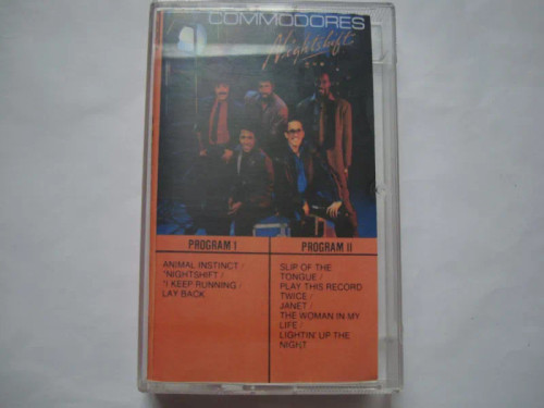 نوار کاست موسیقی فانک شاد Commodores 1986