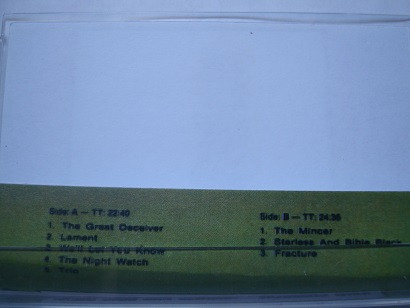 نوار کاست موسیقی پراگرسیو راک King Crimson 1974