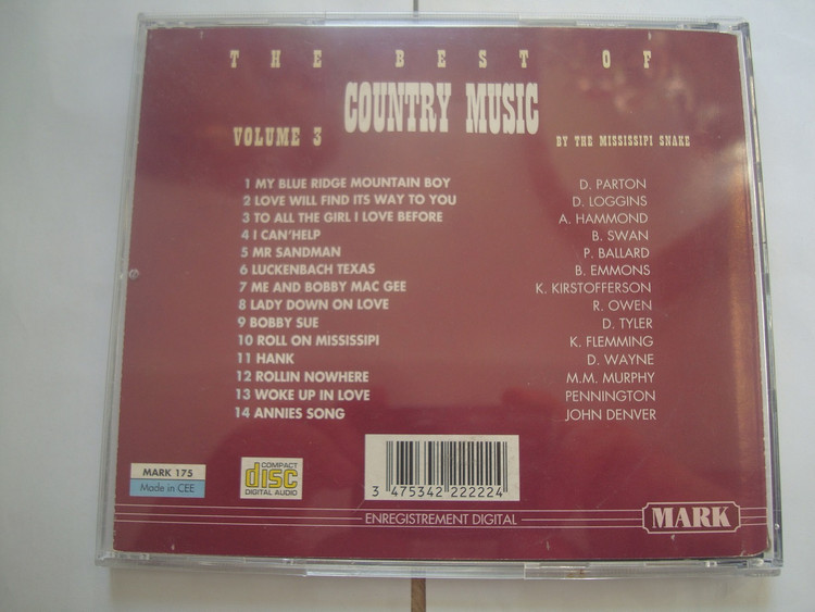 آلبوم موسیقی اورجینال کانتری بهترین ها COUNTRY MUSIC VOLUME 3