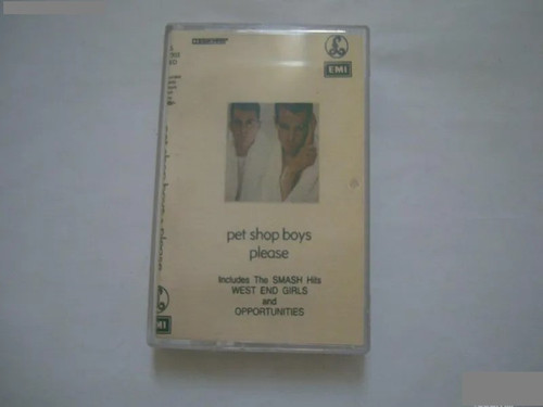 نوار کاست موسیقی شاد خاطره انگیز دنس پاپ Pet Shop Boys 1986 آلبوم شماره یک