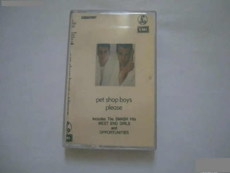 نوار کاست موسیقی شاد خاطره انگیز دنس پاپ Pet Shop Boys 1986 آلبوم شماره یک