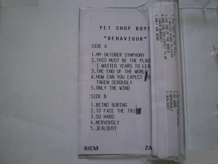 نوار کاست موسیقی دنس پاپ بیاد ماندنی Pet Shop Boys 1990