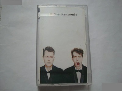 نوار کاست موسیقی بیاد ماندنی دنس پاپ Pet Shop Boys 1987 آلبوم شماره یک با نشان سه گانه پلاتینی و فروش چهار میلیون نسخه در جهان