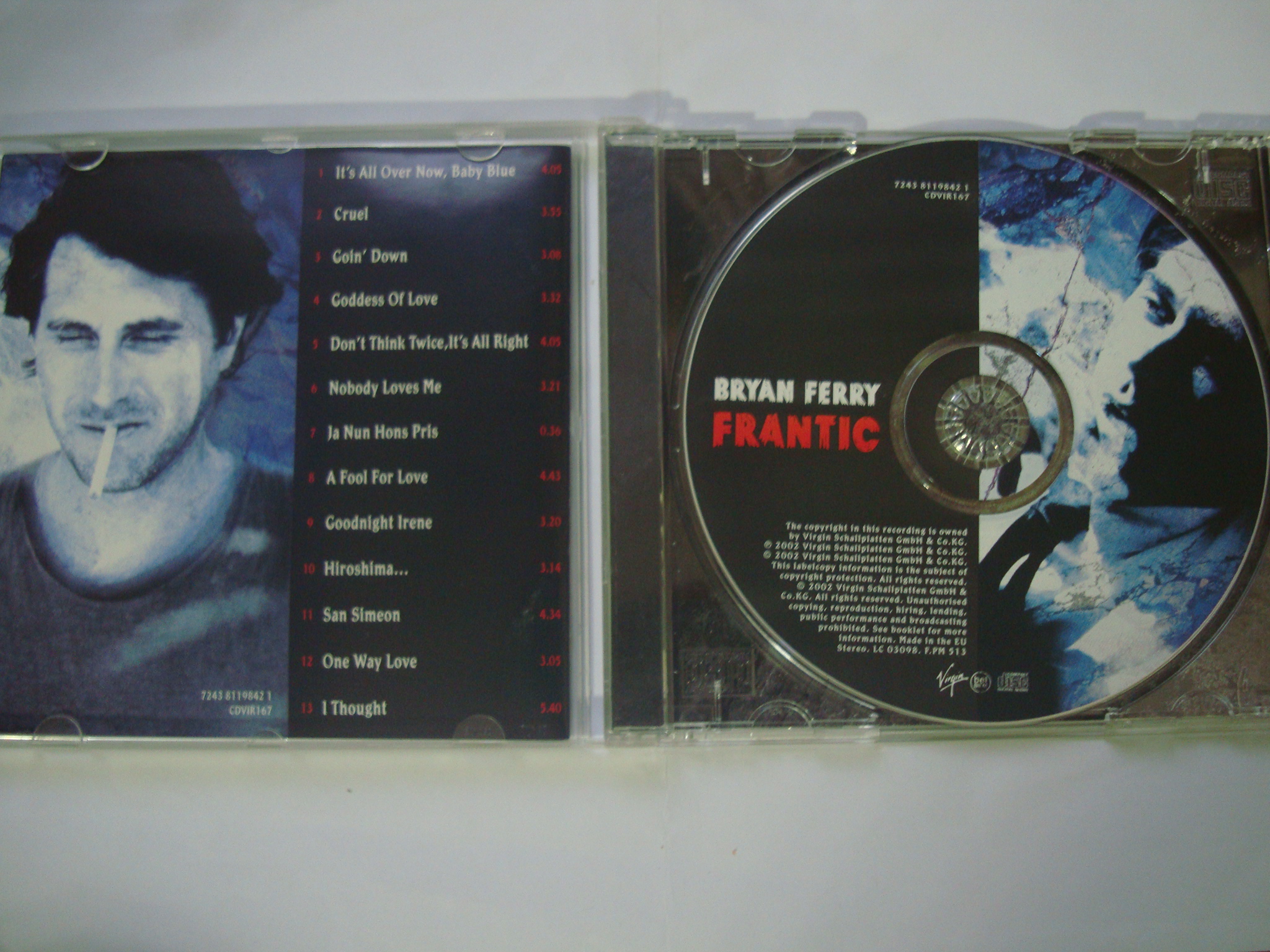 آلبوم موسیقی اورجینال پاپ راک Bryan Ferry 2002 با دفترچه کامل