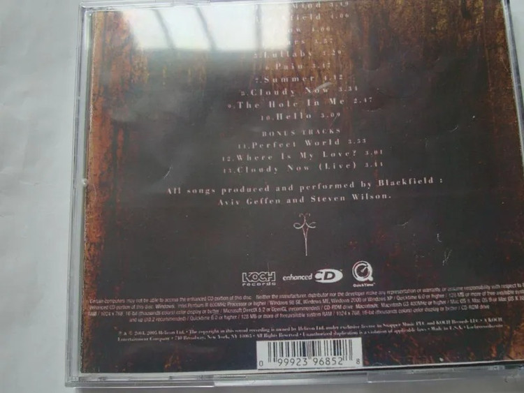 آلبوم موسیقی اکسپریمنتال راک Blackfield 2007