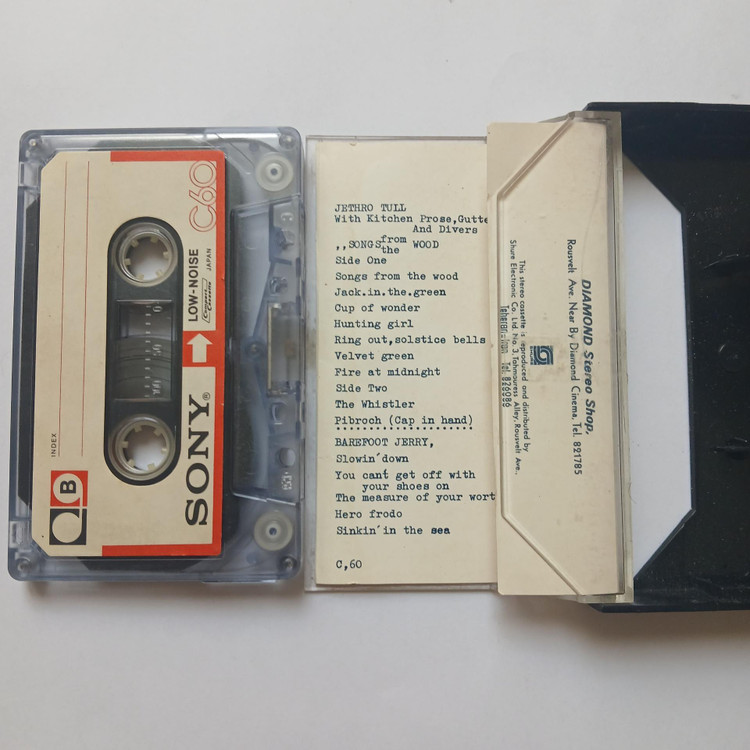 نوار کاست موسیقی اورجینال پراگرسیو راک Jethro Tull 1977