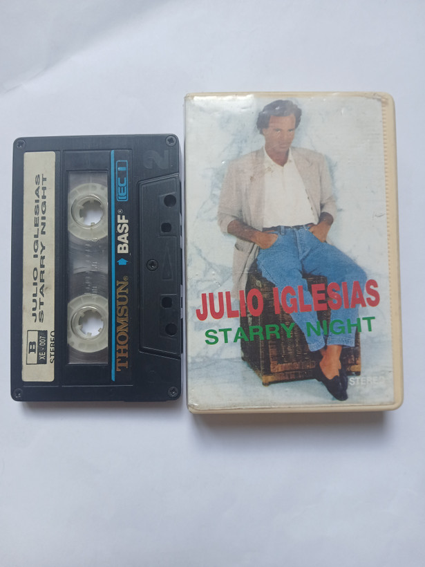 نوار کاست موسیقی اورجینال درجه یک چاپ ژاپن لاتین پاپ Julio Iglesias 1990
